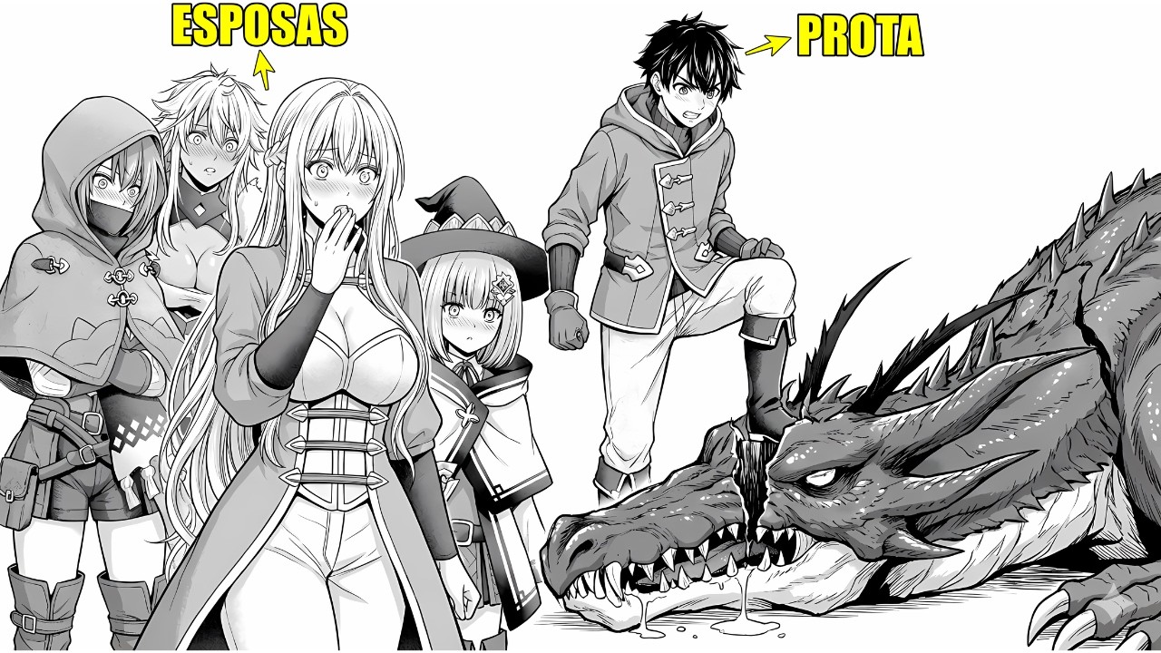 Ele recebeu a rara MAGIA DIMENSIONAL de DEUS e o grupo de WAIFUS mais forte ficou OBCECADO por ele