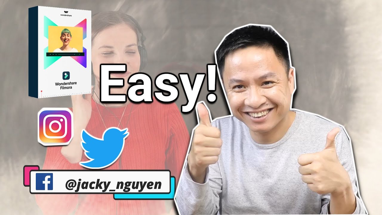 Adding Social Media To Video - How to Create Amazing Social Media Lower Third in Filmora X