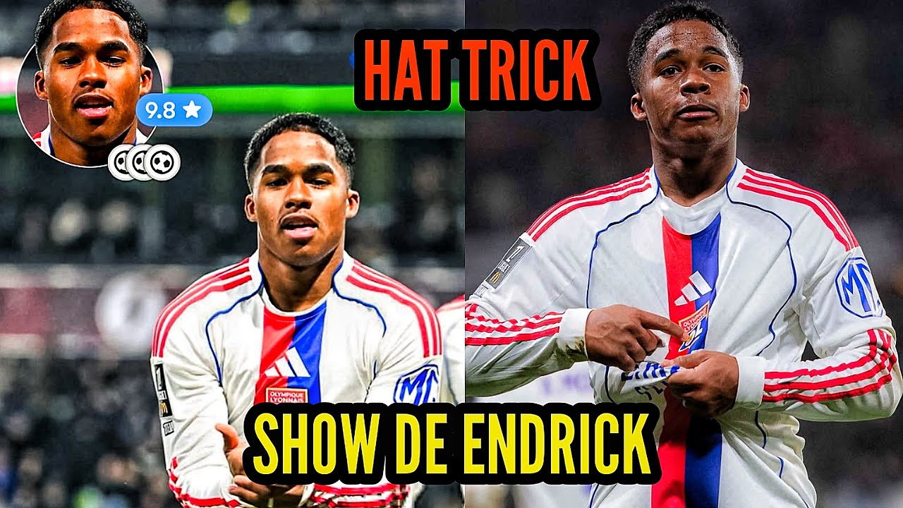 OLHA COMO FOI O PRIMEIRO HAT TRICK DE ENDRICK HOJE 😱🔥