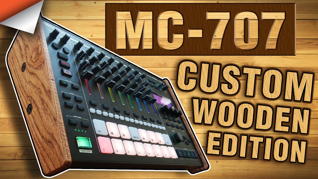 What?! A Wooden Roland MC-707?