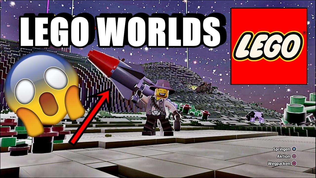 LEGO WORLDS - Finding MEGAZOOKA and GUITAR