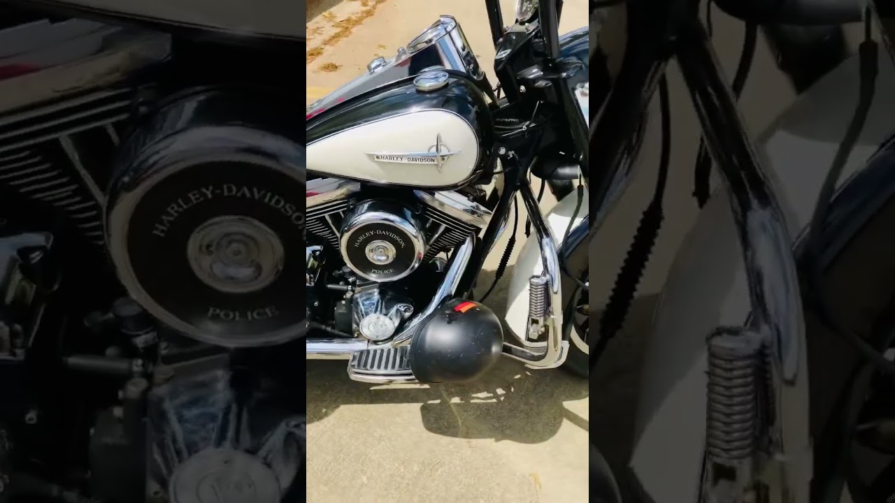 1996 Harley Davidson Police Road King  #harleydavidson #roadking #policemotorcycle