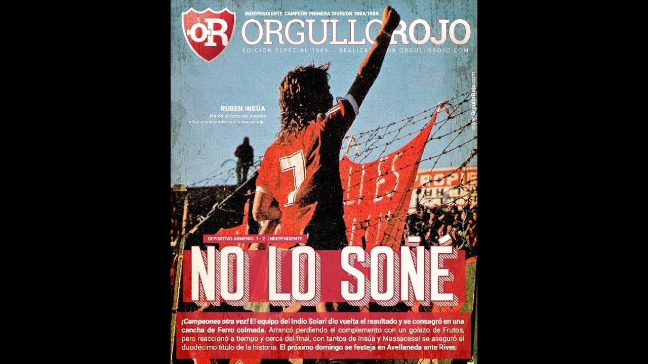 ESPECIAL INDEPENDIENTE CAMPEÓN 1988/89 - Revista El Gráfico