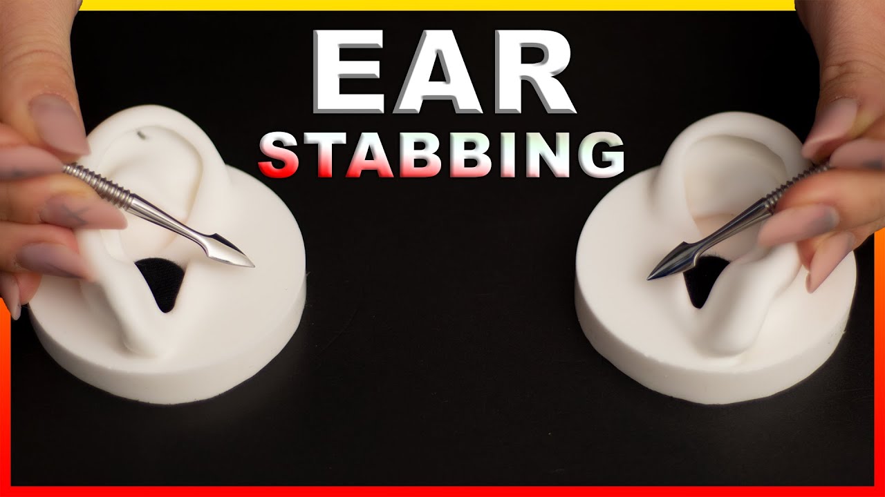ASMR Ear Stabbing (No Talking) 1 hour Rough Triggers