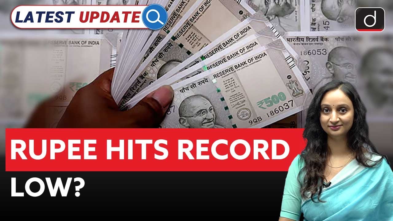Rupee Hits 90-Value Against Dollar: What’s Driving the Fall? | Latest Update | Drishti IAS English