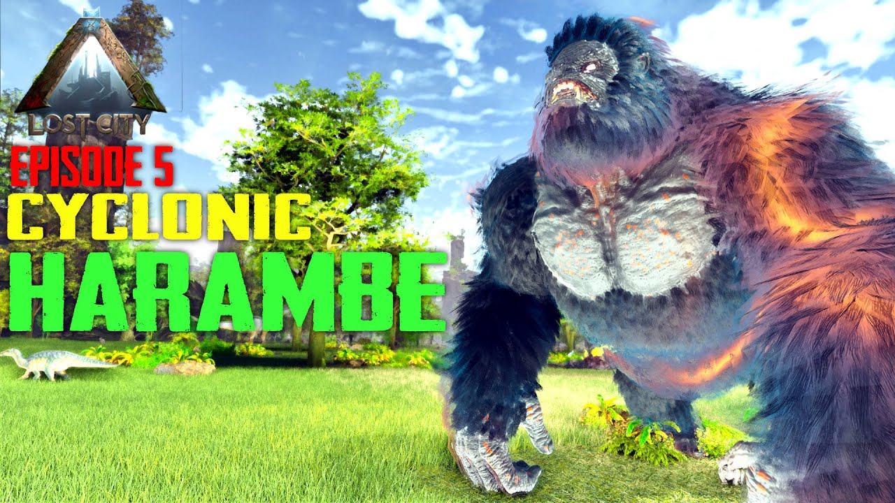 JiNAKiN BOSS KiNGKONG HARAMBE Di Ark Ascended