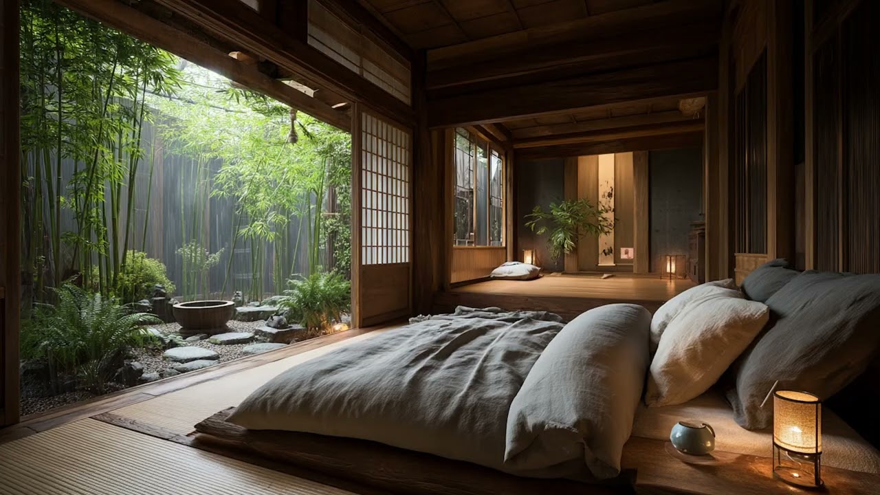 Soothing Rain and Piano Ambience for Stress Relief and Cozy Nights 🕯️🌧️🎹