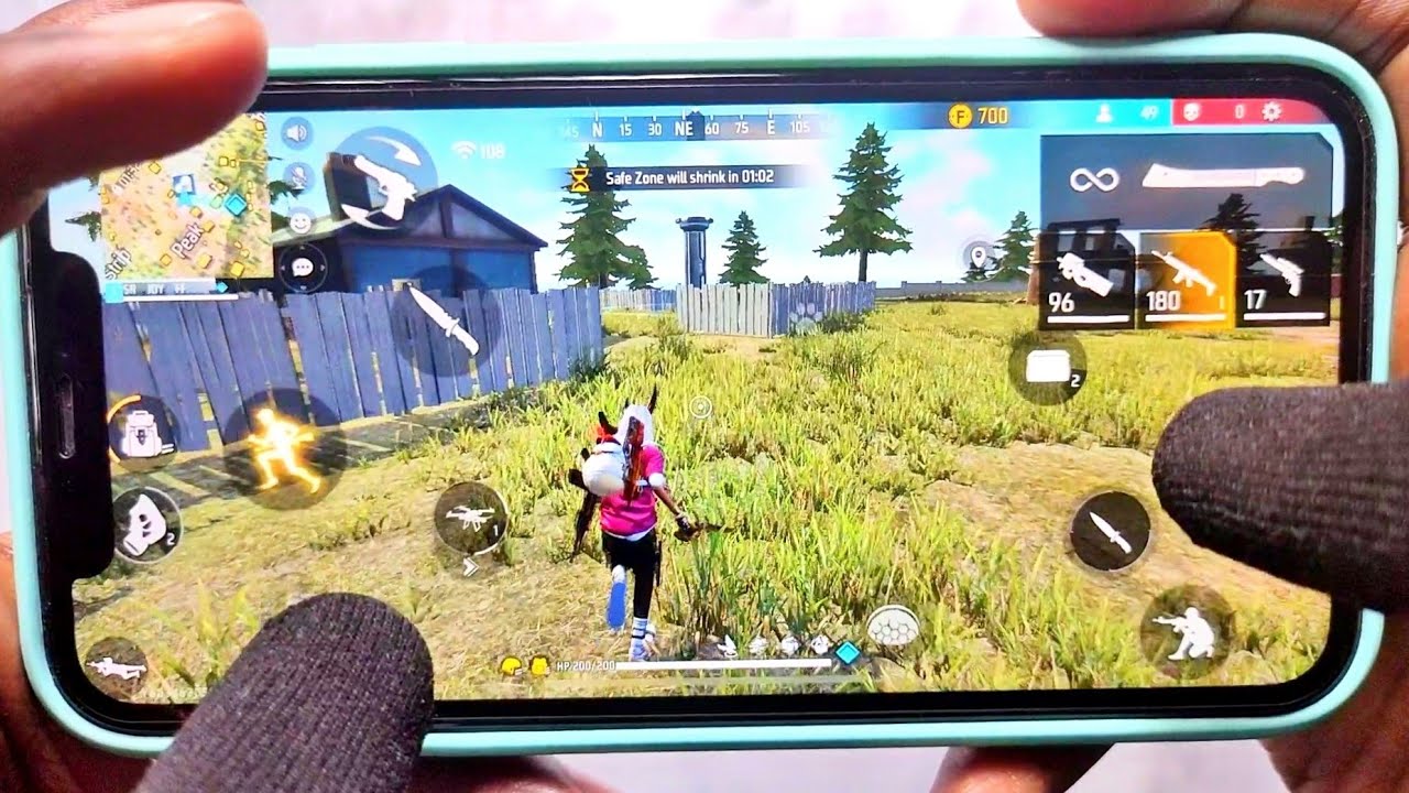 iPhone 11 Free Fire Handcam test in 2025