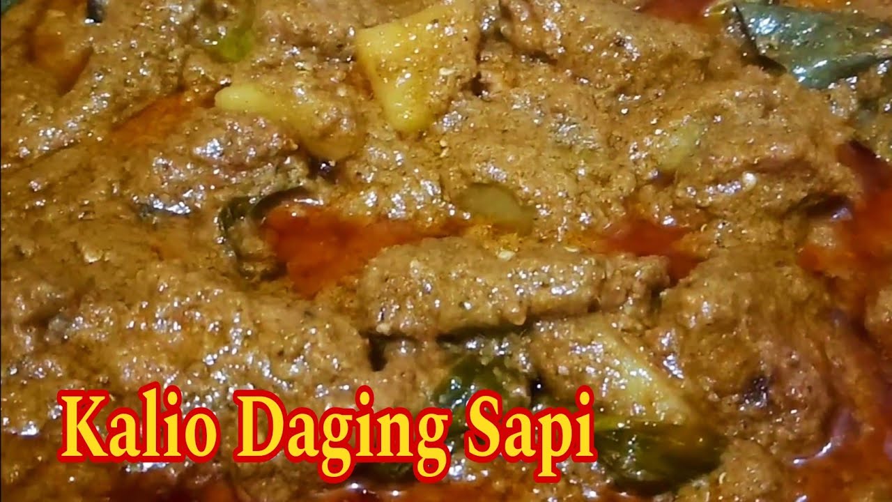 Resep Kalio Daging Sapi, Asli Enak Banget👌