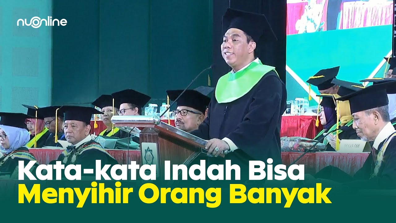 [Full] Orasi Ilmiah Kiai Zulfa Mustofa dalam Penganugerahan Gelar Doktor Honoris Causa dari UINSA