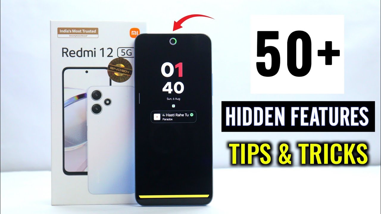 Redmi 12 5g Tips & Tricks | Redmi 12 5g Hidden Features 50+Tips & Tricks | Hidden Settings 🔥