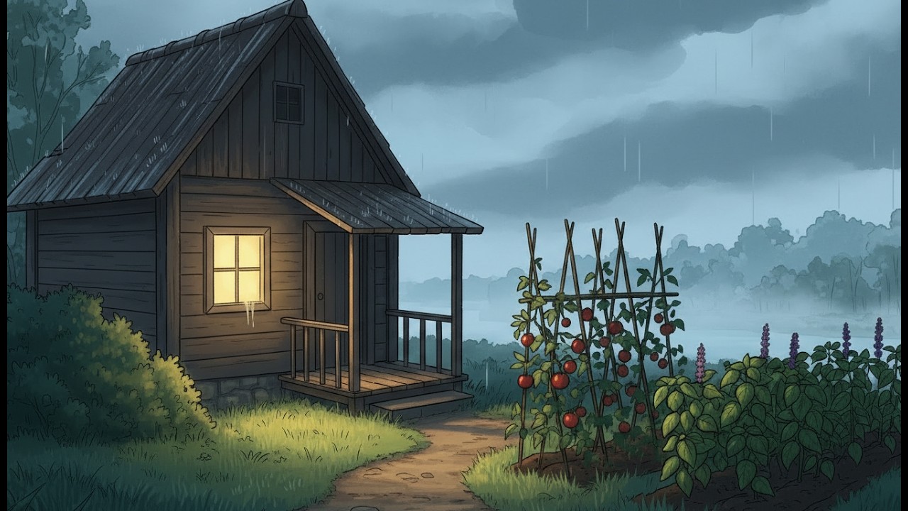 When the Power Went Out — A Cozy Rainy Night at Home 🌧️ | Ghibli Inspired Slow Living ASMR