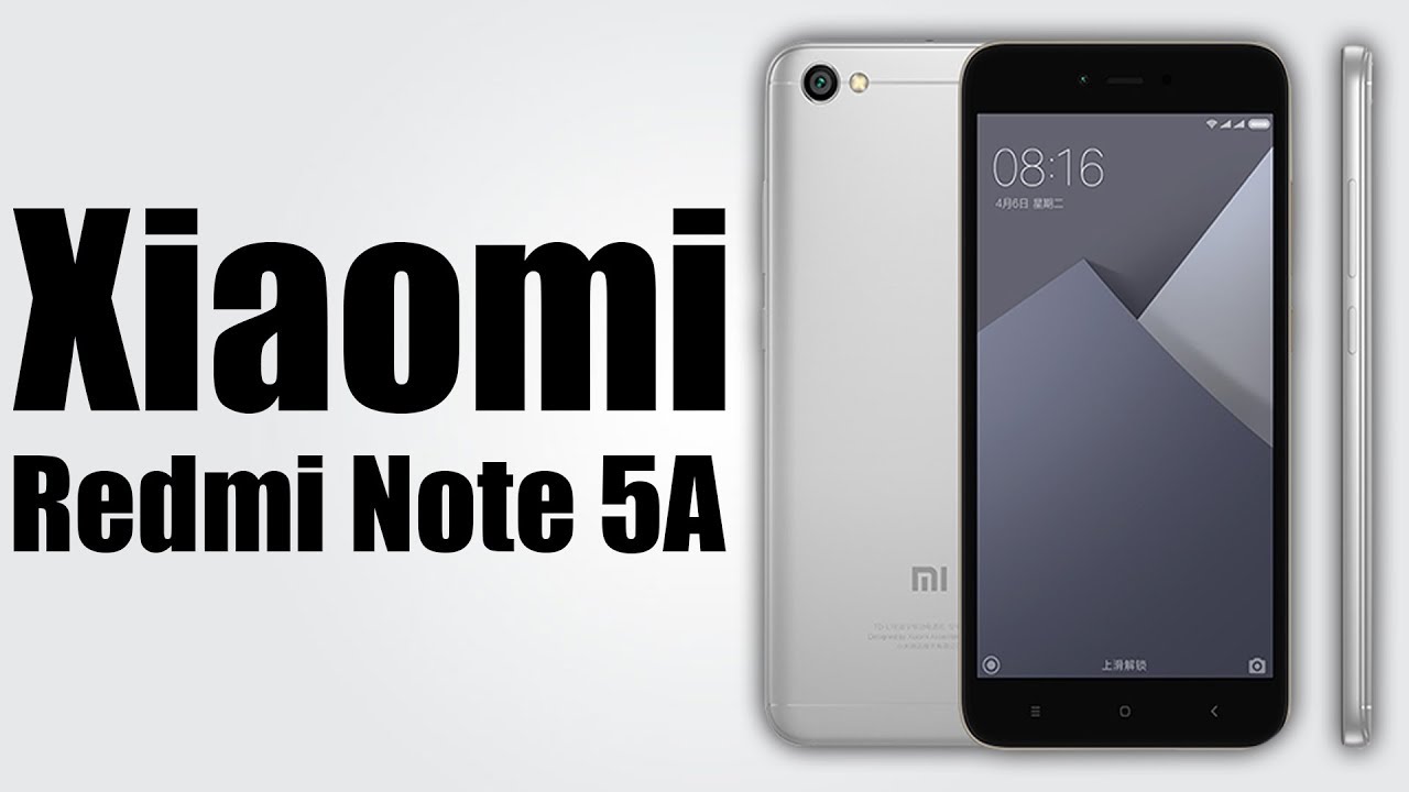 Xiaomi Redmi Note 5A - 5.5-inch display / 150g ultra-thin body / 2GB RAM + 16GB storage