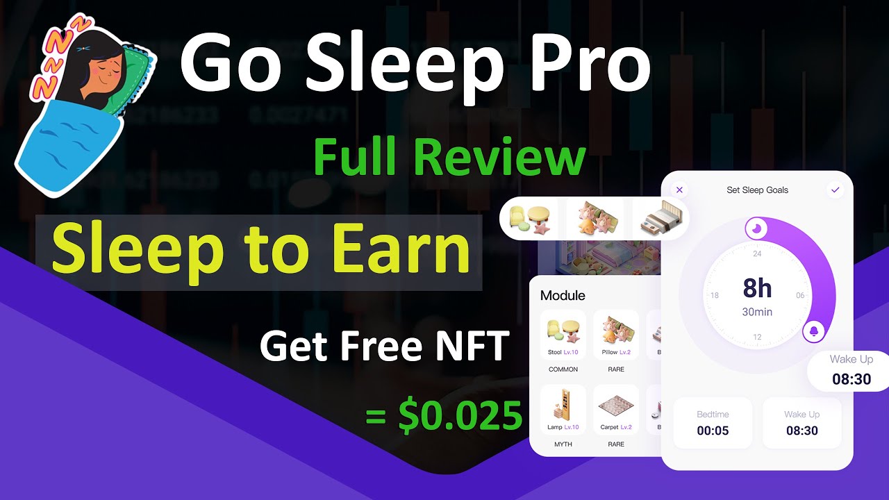 Sleep to Earn Rewards | Go Sleep Pro Project Full Review | Get Free NFT to Mine $ZZZ Token