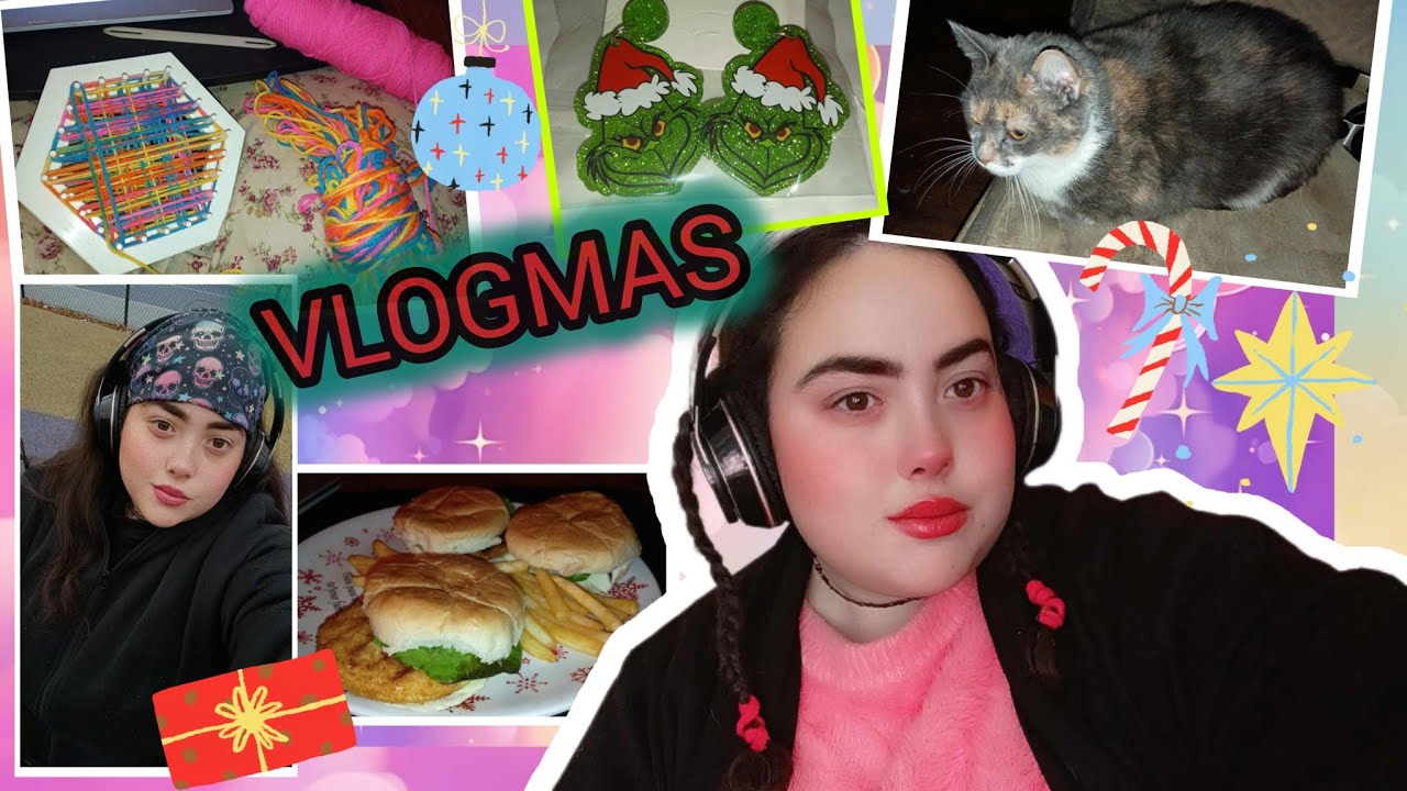 🎄NOV/DEC VLOGMAS 230 | Press on nail collection | Food | My Cat Luna❤☃️