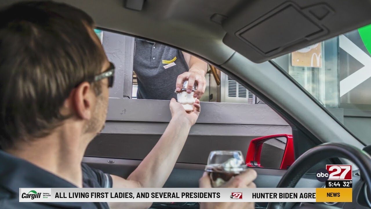 ‘Drive forward to the second window!’ But what happened to the first drive-thru window?
