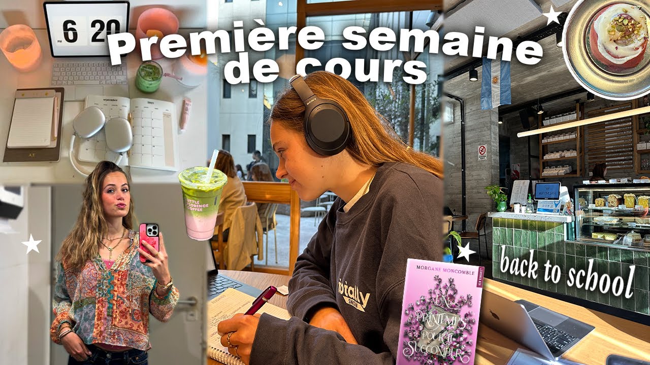 BACK TO SCHOOL: ma semaine de cours à L'UNIVERSITÉ- 📓‧₊˚Uni vlog 🎒