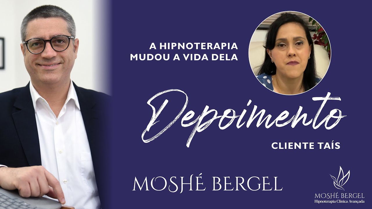 A hipnoterapia mudou a vida dela.