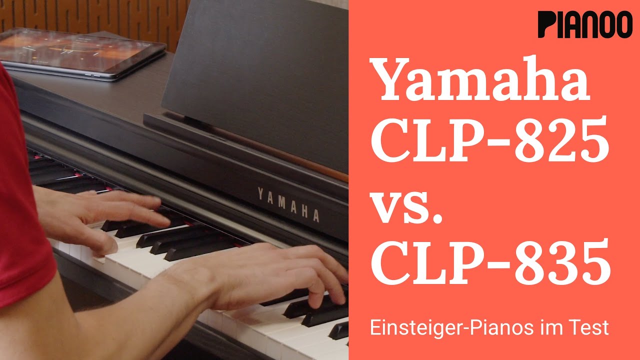 Vergleich: Yamaha CLP-835 vs. CLP-825 - überraschender Testsieger...