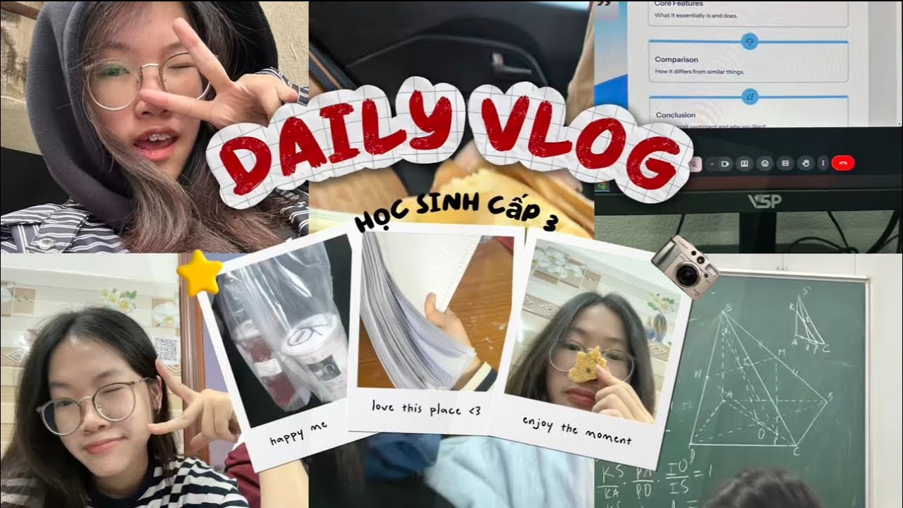 [Vlog 1]📚~ |HỌC SINH CẤP 3 LÀM NHỮNG GÌ TRONG MỘT TUẦN|~ ĐI HỌC, ĐI ĂN, COOKING,..,