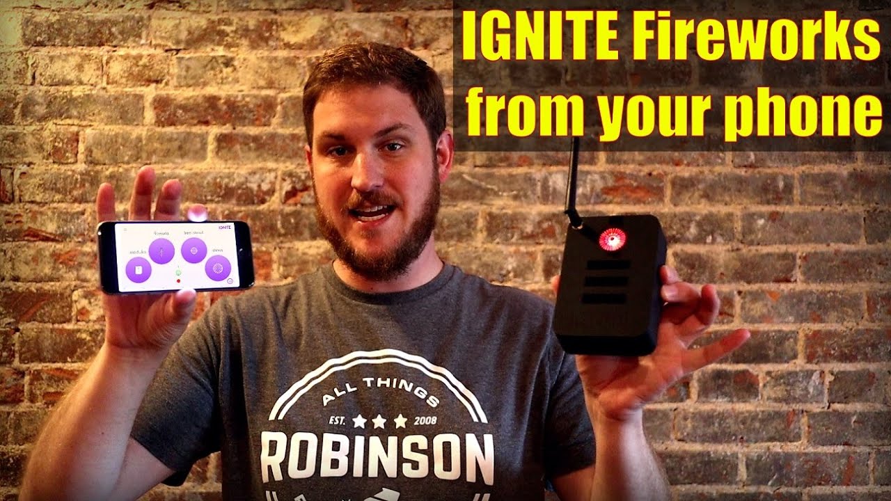 IGNITE Fireworks From Your Phone (Full System Tutorial)