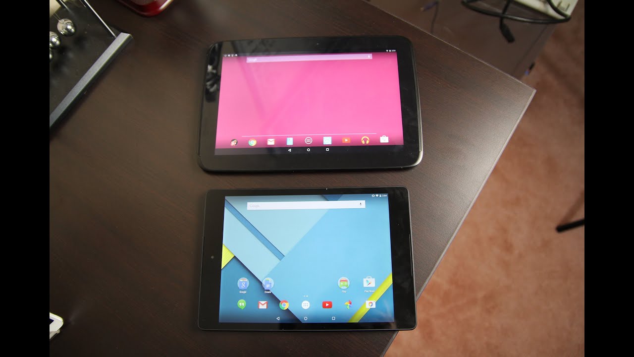 Nexus 9 vs Nexus 10