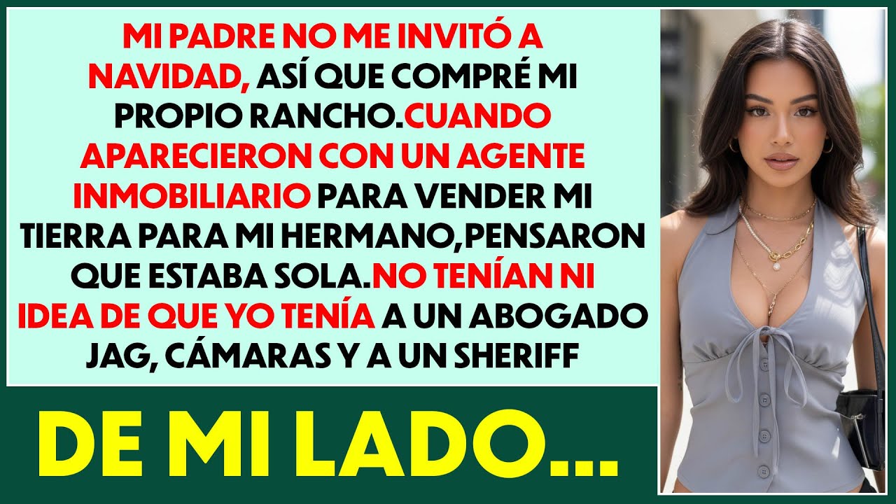 Mi familia me excluyó de la Navidad y luego intentó vender mi rancho; nunca esperaron al sheriff.