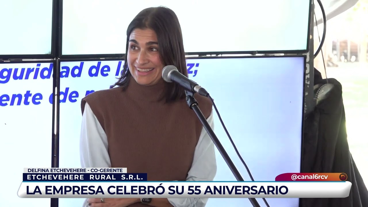 Delfina Etchevehere - Acto 55 Aniversario Etchevehere Rural S.R.L.