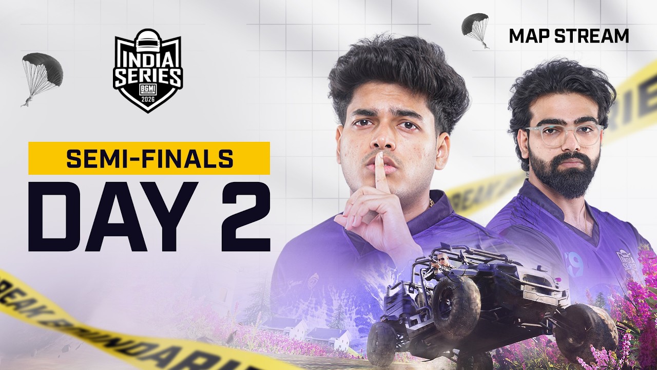 [MAP Stream] BGIS 2026 | SEMI FINALS | Day 2 #BGMILIVE #BGIS