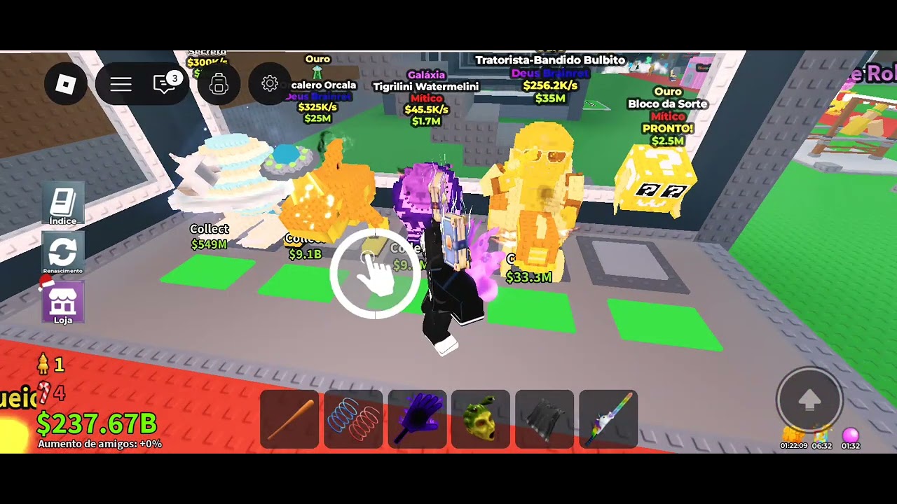 Abrindo Lucky block 