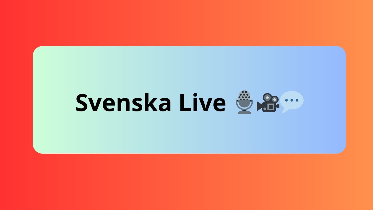 Lektion: Svenska Live 🎥🎙️: utan/utanför/utom/förutom