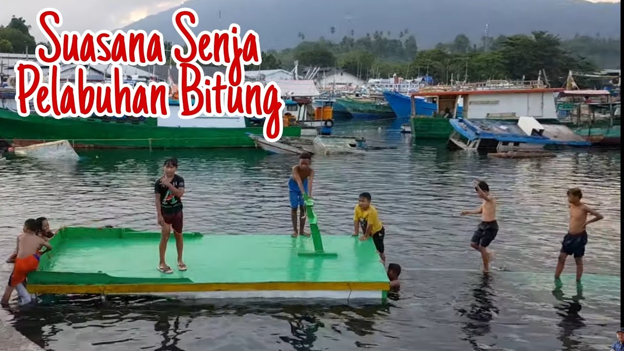 Suasana Senja Pelabuhan Bitung Sulawesi Utara || Real Time Recording, No Editing, No Backsound