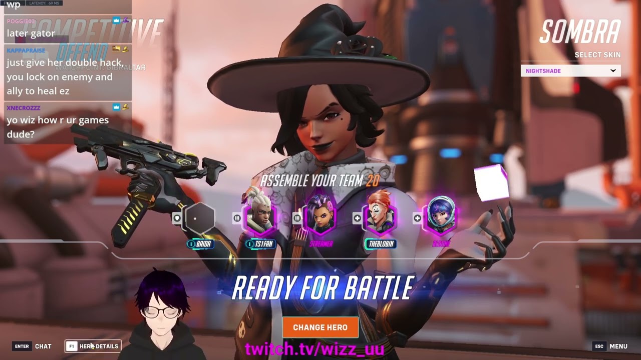SombraWizard INSANE TOP 500 SOMBRA GAMEPLAY OVERWATCH 2 SEASON 15 RANKED