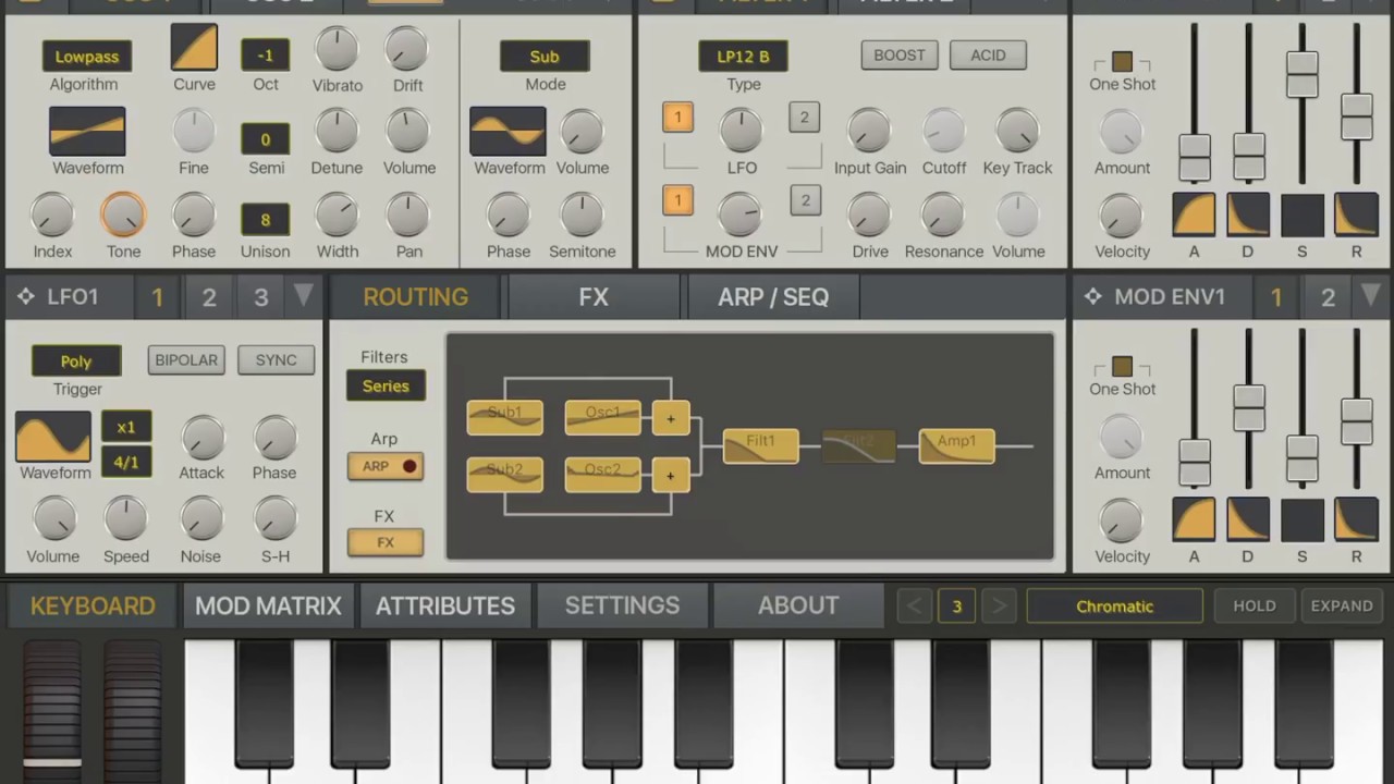 Introduction to SynthMaster One iOS
