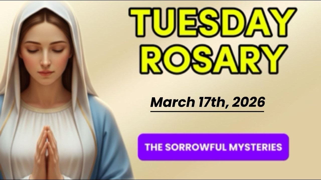 Virtual Rosary Today LIVE | Sorrowful Mysteries of the Holy Rosary | Tuesday Prayer for Strength