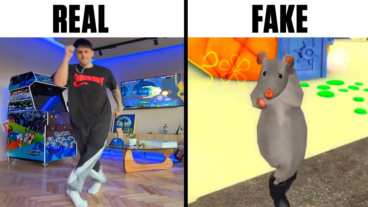 aprendiendo el baile de la rata de Tik Tok