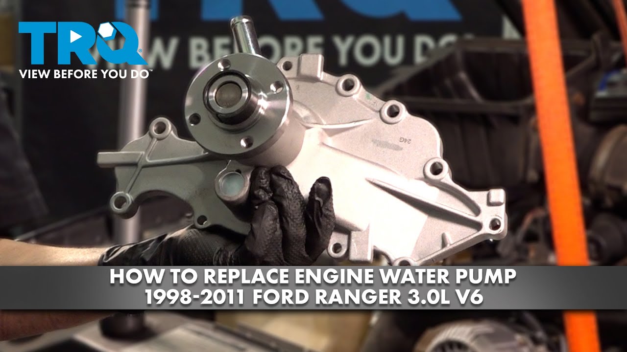 How to Replace Engine Water Pump 1998-2011 Ford Ranger 3.0L V6
