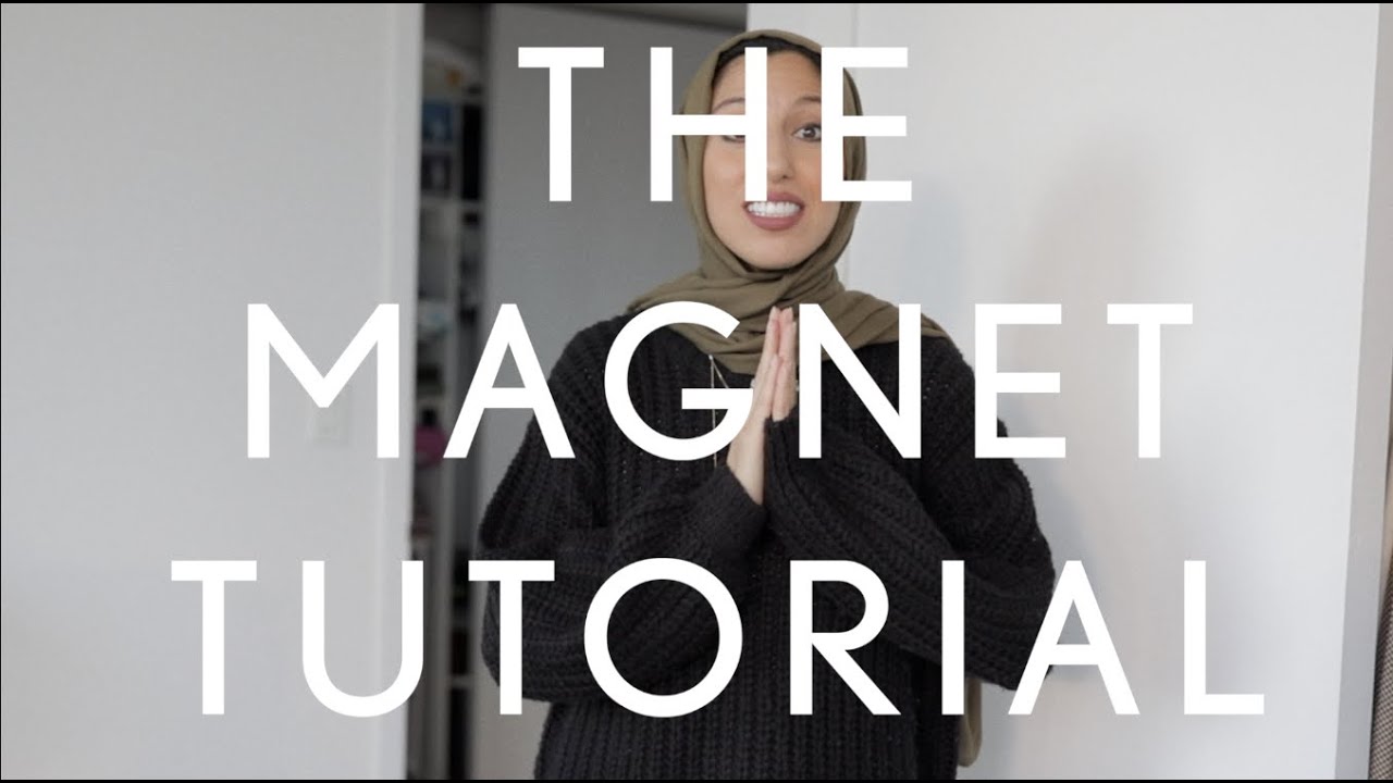 NO-SNAG HIJAB MAGNET TUTORIAL (Say goodbye to pin holes and snagged hijabs!!) ✨