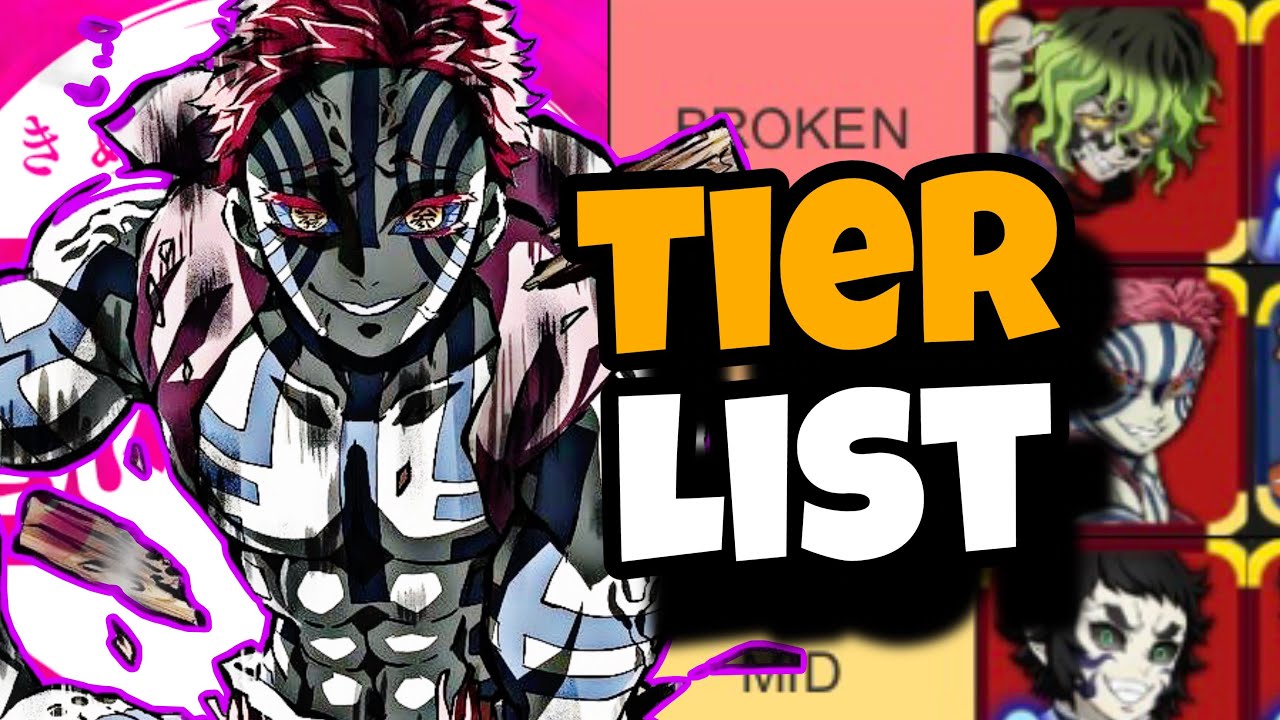 CHARACTER TIER LIST UPDATED!!(IC ZENISTU AND AKAZA)|Demon Slayer The Hinokami Chronicles 2|