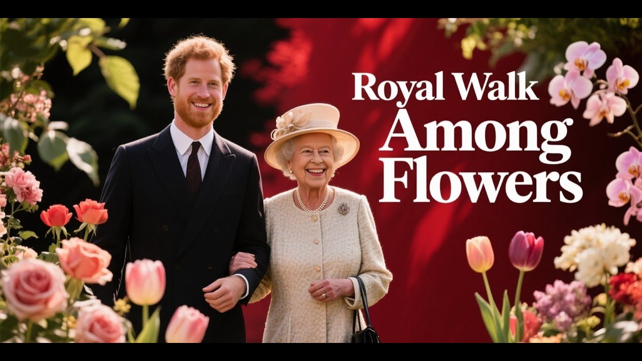 Prince Harry escorts the Queen around the Chelsea Flower Show.Emotional Stories