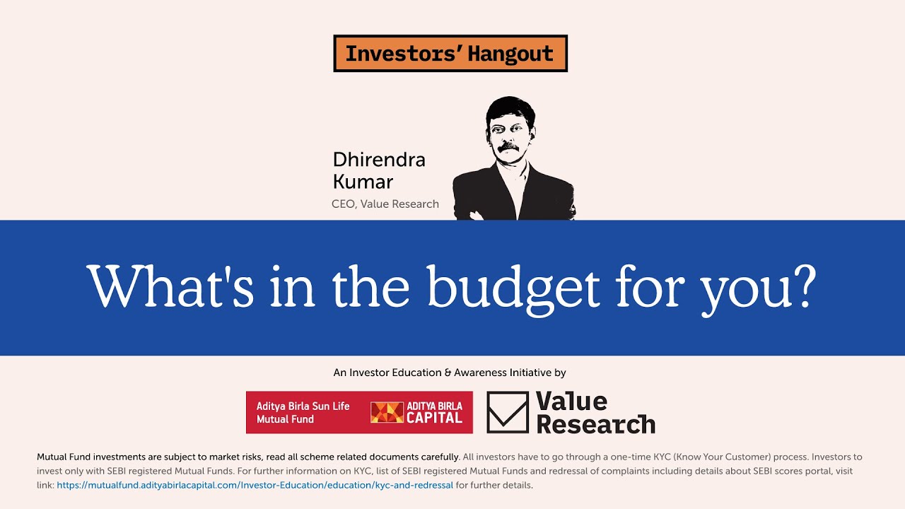 What's in the budget for you?