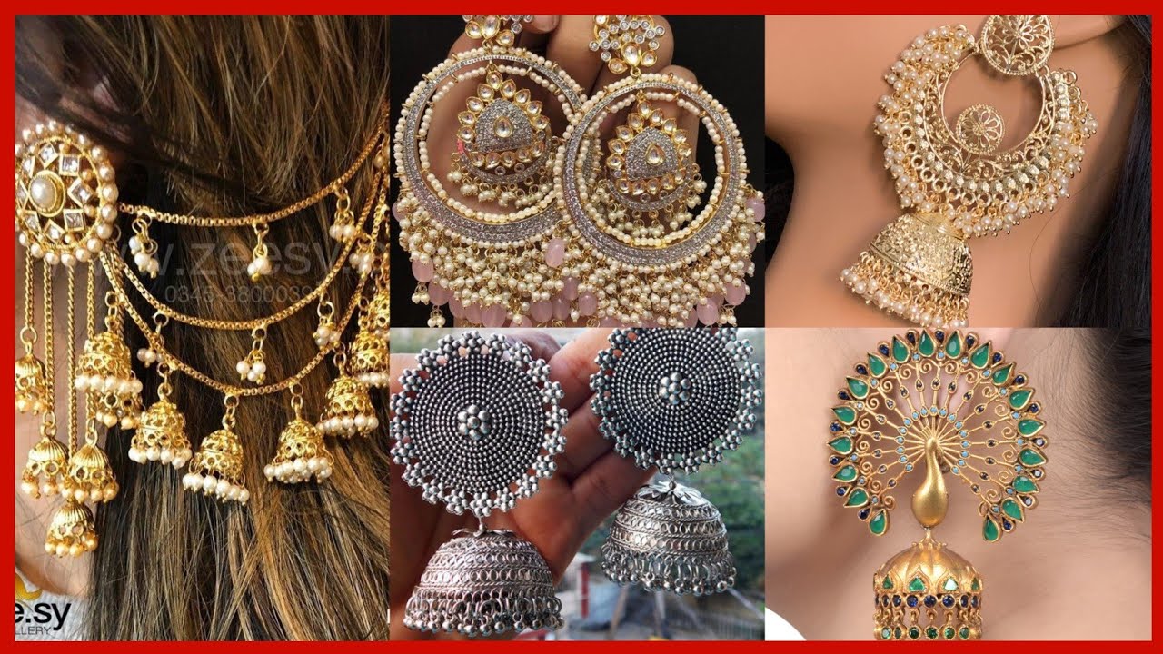 Trendy jhumkha earings design in 2021||beautifull heavy  jhumkha design#jhumkhas #jhumkiearrings