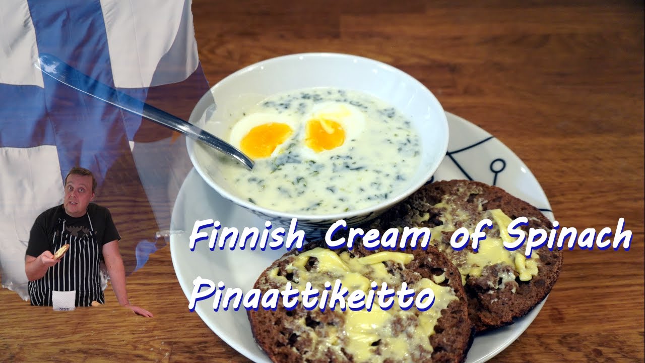 Finnish Cream of Spinach | Pinaattikeitto