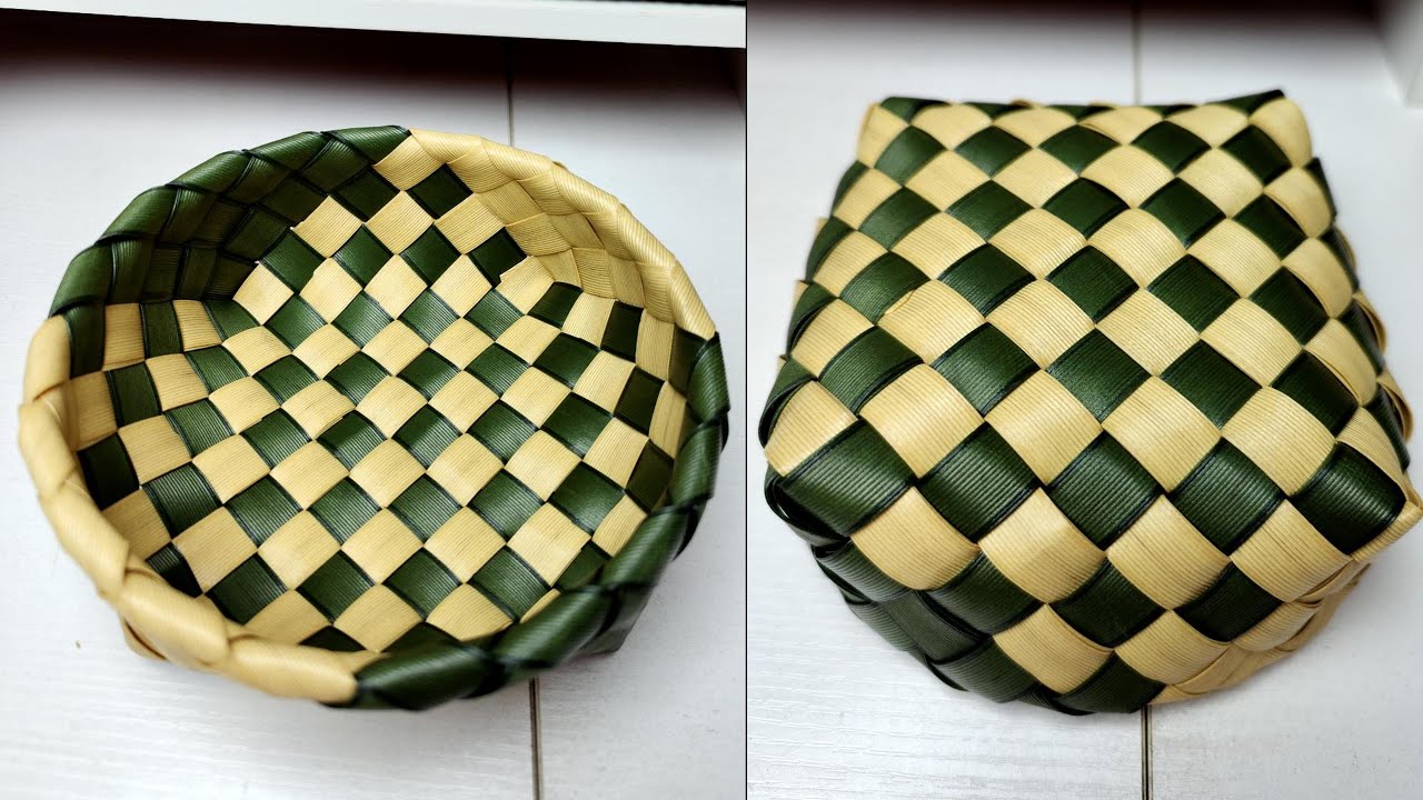 Handmade Rattan Basket Tutorial #diy #手工