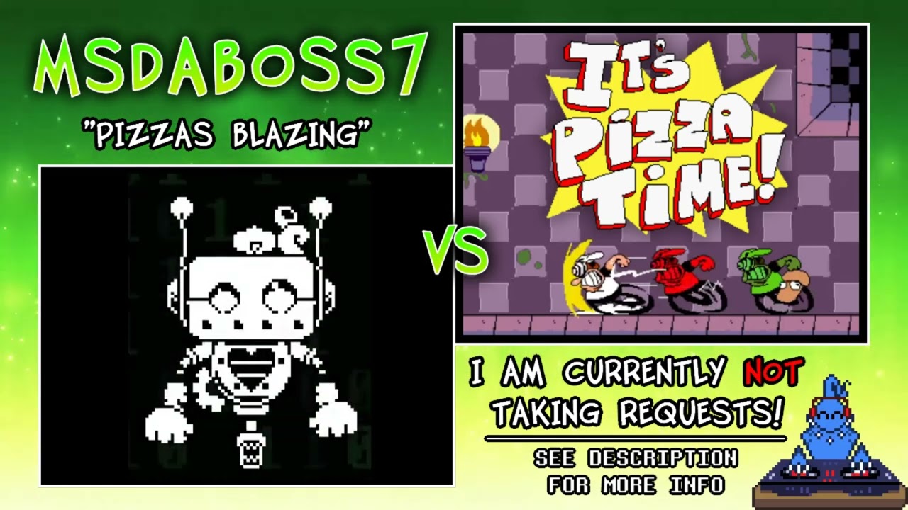 Pizzas Blazing - Pizza Tower/Undertale Yellow Mix