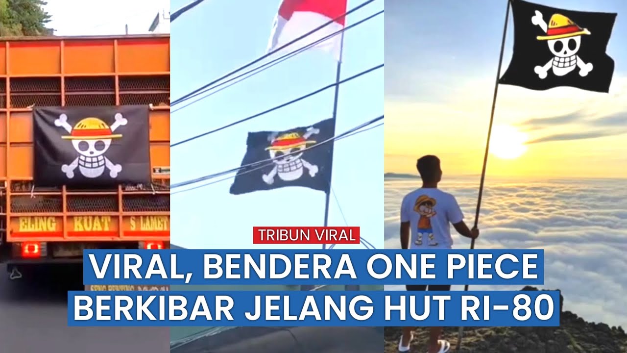 Bendera One Piece Berkibar Jelang HUT RI ke-80, Sindiran Buat Pemerintah?
