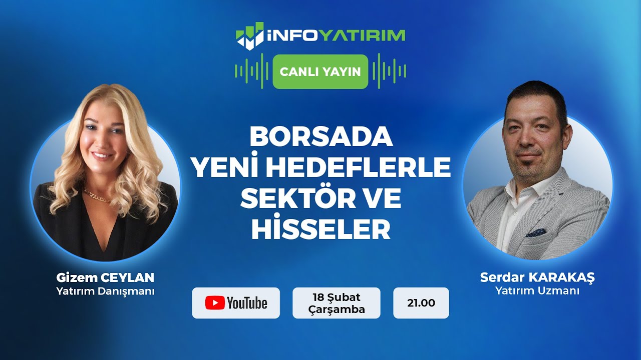 #CANLI Borsada Yeni Hedeflerle Sektör ve Hisseler | Serdar Karakaş Yorumluyor | İnfo Yatırım