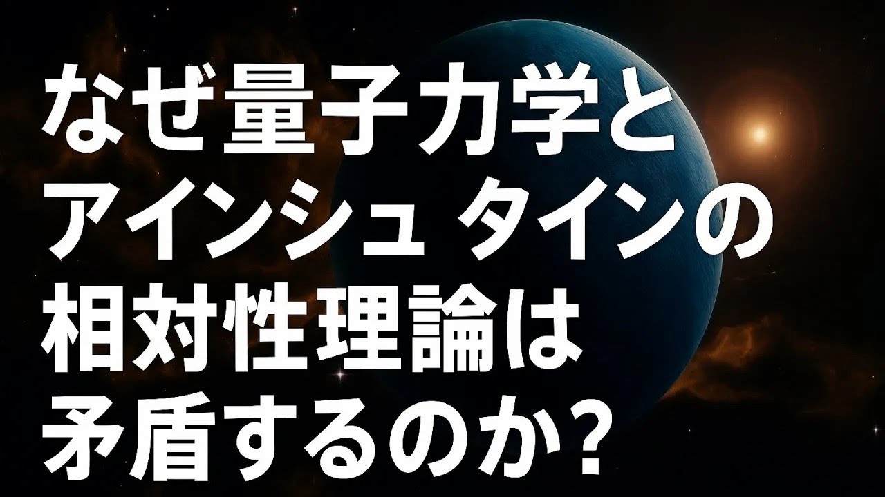 【宇宙解説】なぜ量子力学とアインシュタインの相対性理論は矛盾するのか？