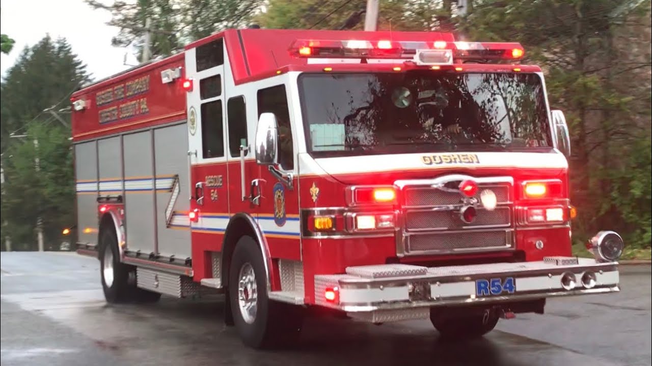 Goshen Fire Co Rescue 54 Engine 54-1 Engine 56 Traffic 54 Responding 5/6/18