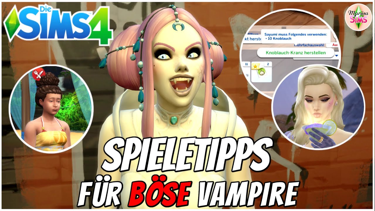 SPIELETIPPS FÜR BÖSE VAMPIRE 😈DIE SIMS 4